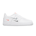 Nike Air Force 1 Low Multi-Swoosh White Particle Grey Photon Dust Bright Crimson (GS)