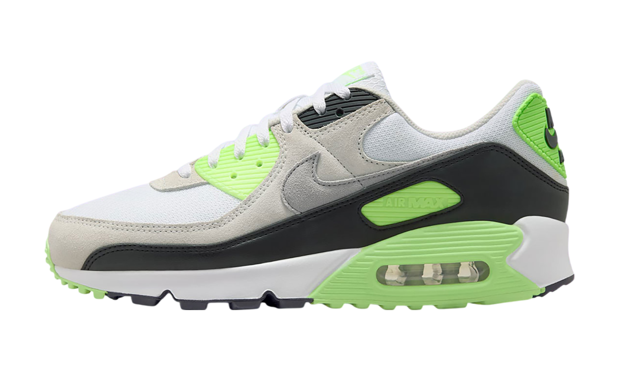 Air Max 90 "White Light Bone Neutral Olive Cave Stone"