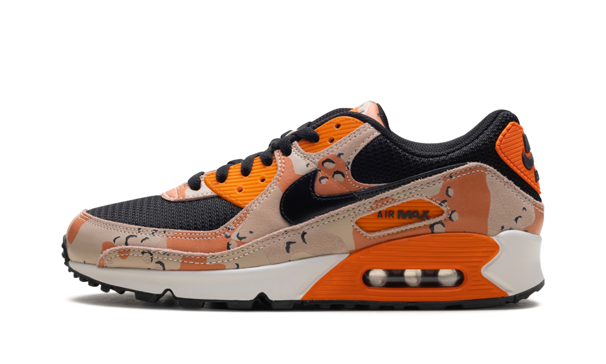 Air Max 90 Premium "Bio Beige / Safety Orange / Phantom / Black"