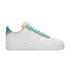 Nike Air Force 1 Low SE White Light Blue Fury Topaz Gold (Women's)