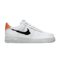 Nike Air Force 1 Low '07 Glitch Swoosh White Orange