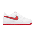 Nike Air Force 1 White Habanero Red Mini Swoosh (GS)