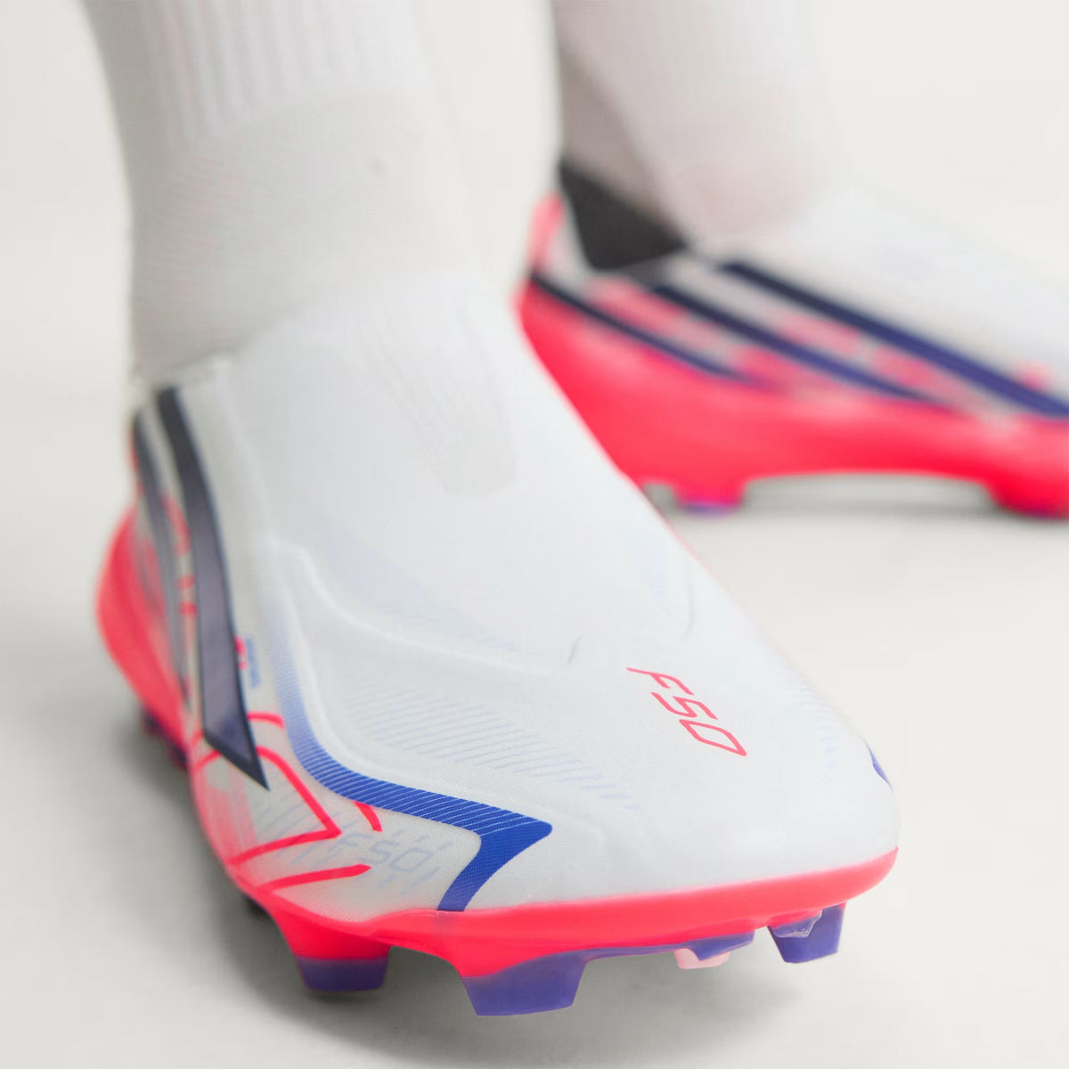 Adidas F50 Hyperfast League Laceless Firm Ground Football Boots