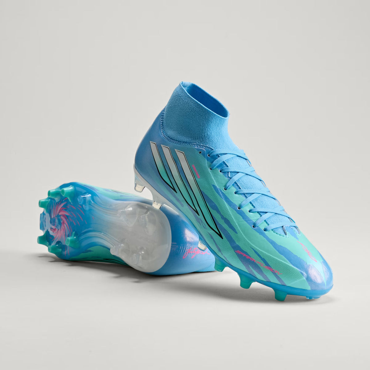 F50 Sparkfusion League Mid Cut Firm Ground / Artificial Grass Football Boots