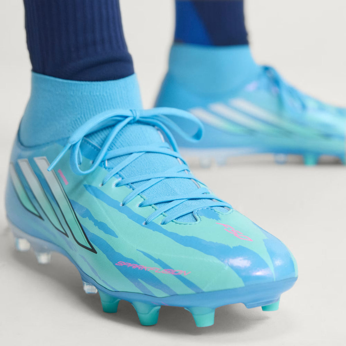 F50 Sparkfusion League Mid Cut Firm Ground / Artificial Grass Football Boots