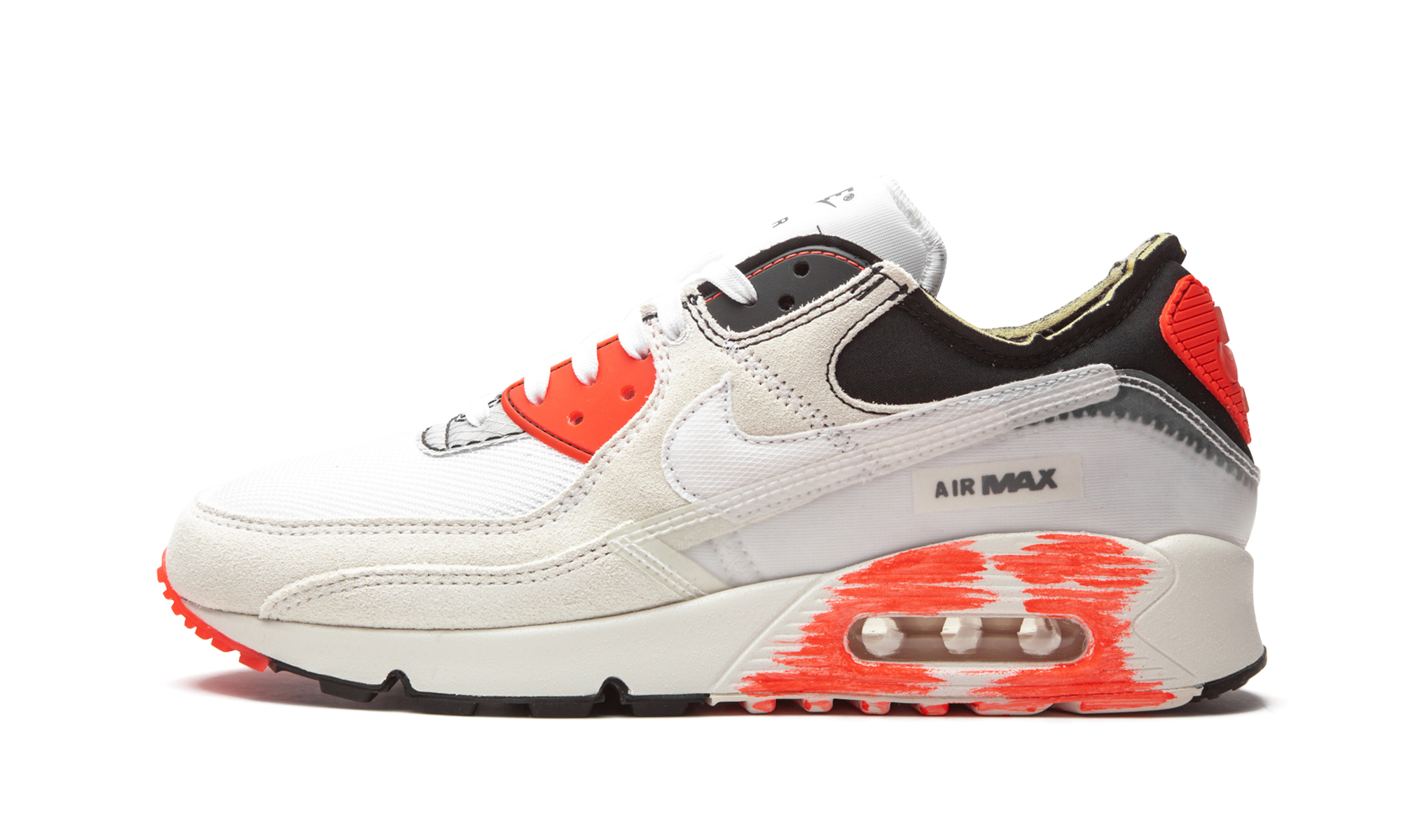 Air Max 90 "Archetype - Bright Crimson"