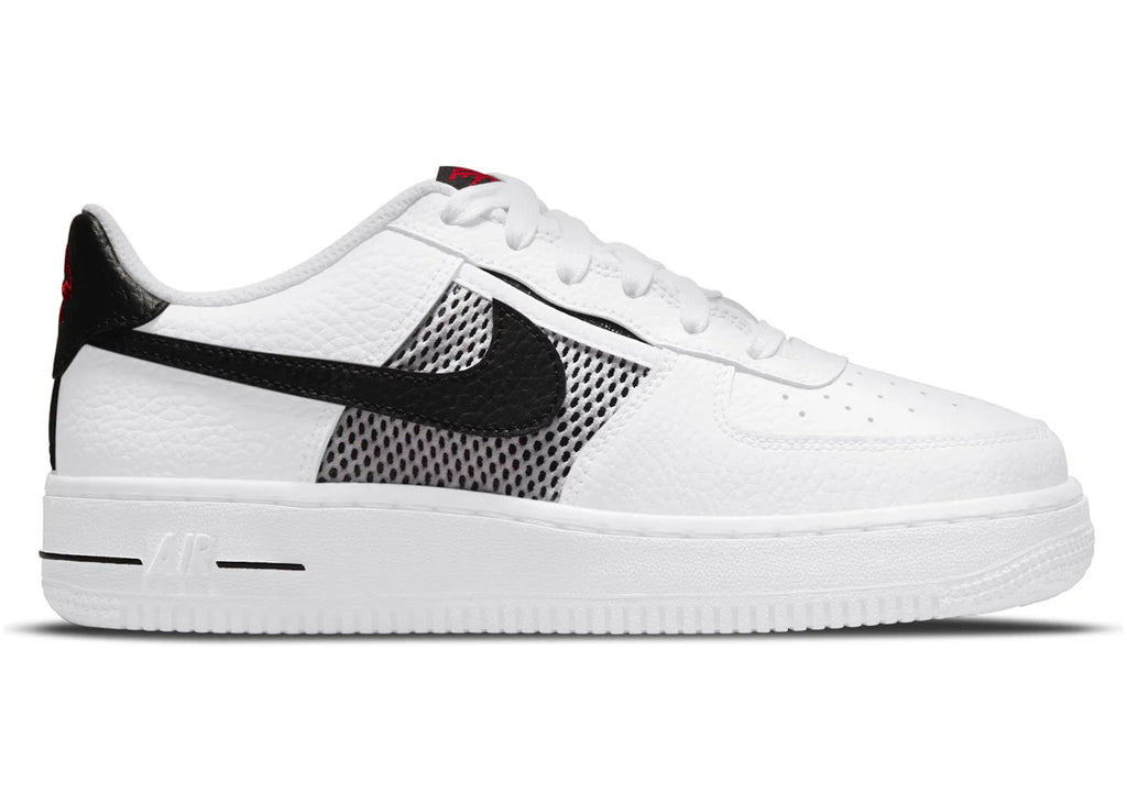 Nike Air Force 1 Low Mesh Pocket White Black (GS)