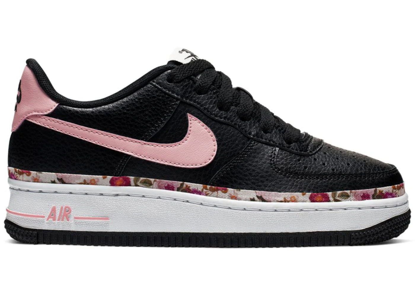 Nike Air Force 1 Low Vintage Floral Black Pink (GS)