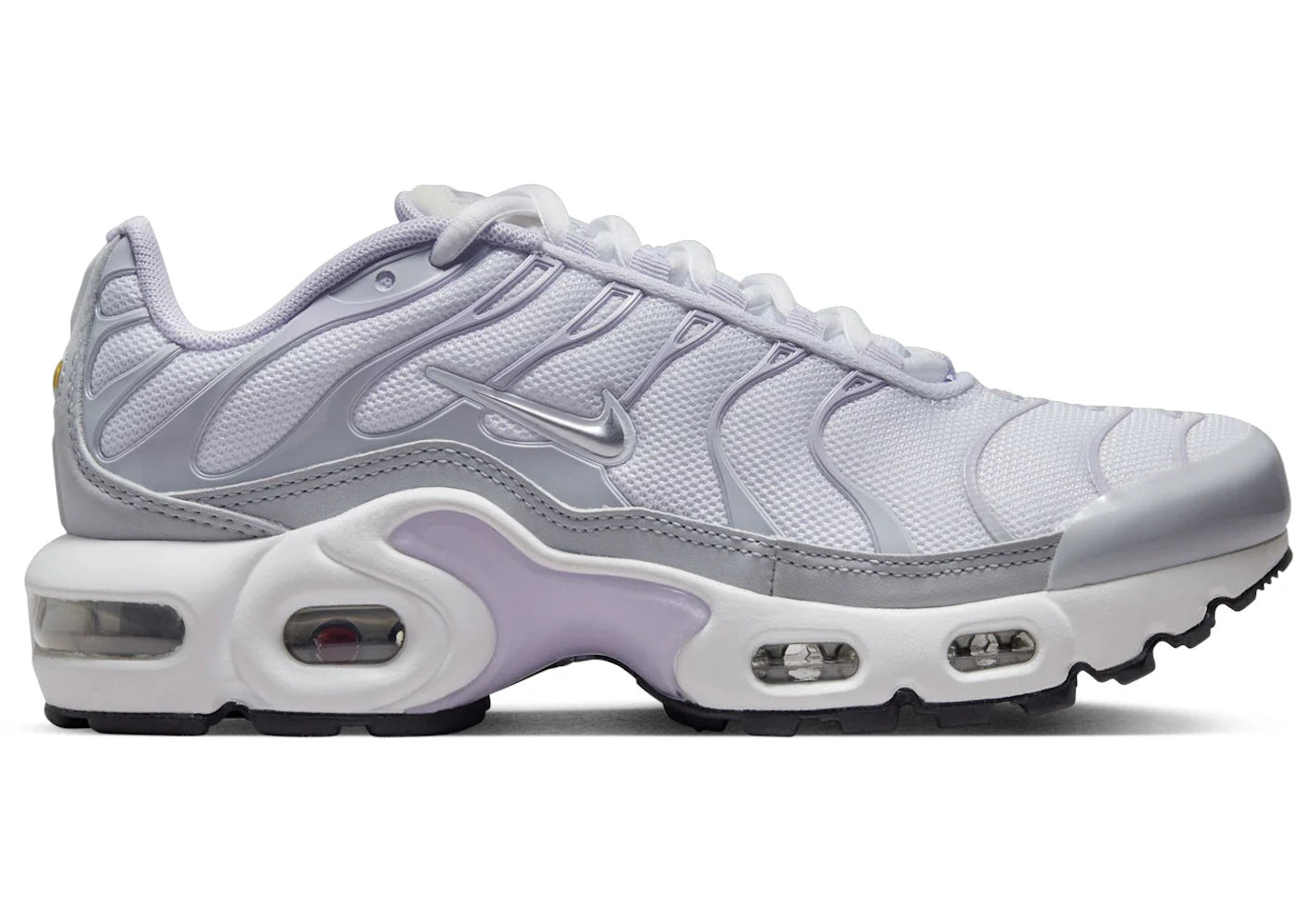Nike Air Max Plus White Pure Platinum Violet Frost Metallic Silver (GS)