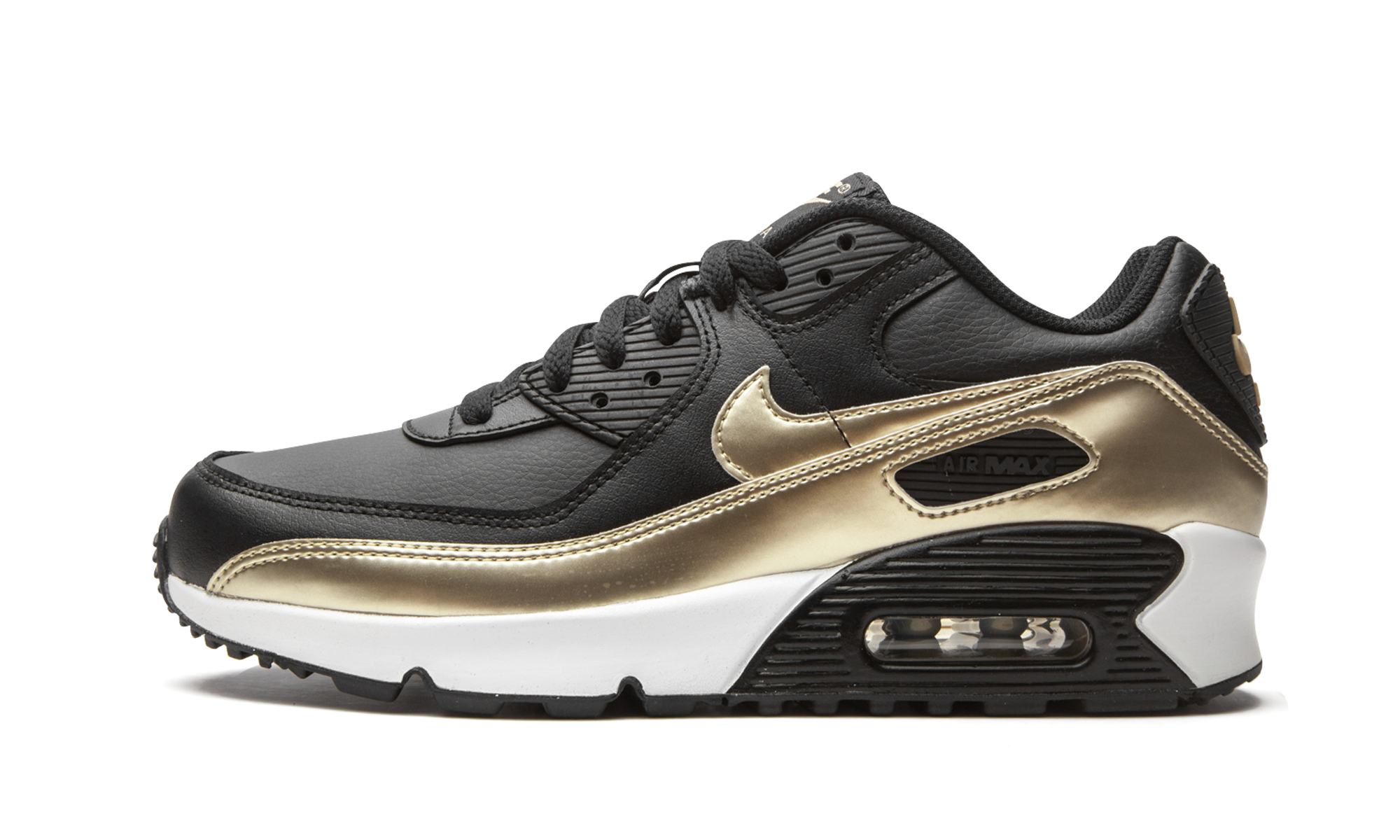 Air Max 90 LTR GS "Black / Metallic Gold"
