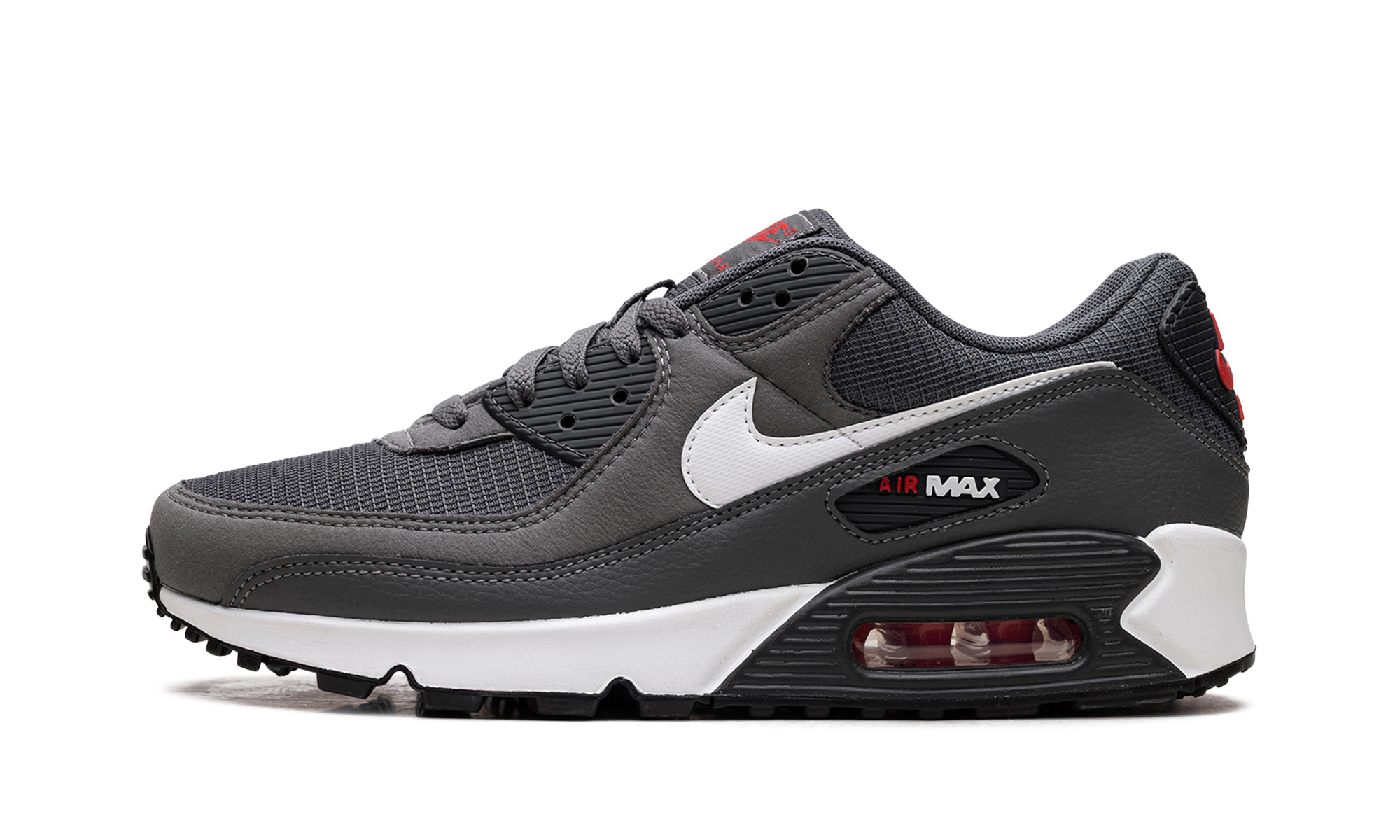 Air Max 90 "Iron Grey University Red"
