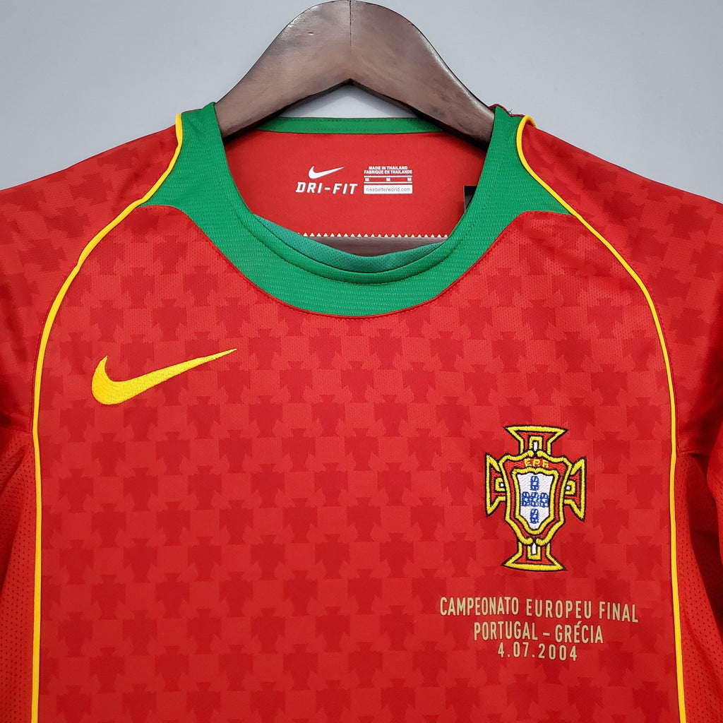 PORTUGAL 2004 FINAL HOME JERSEY