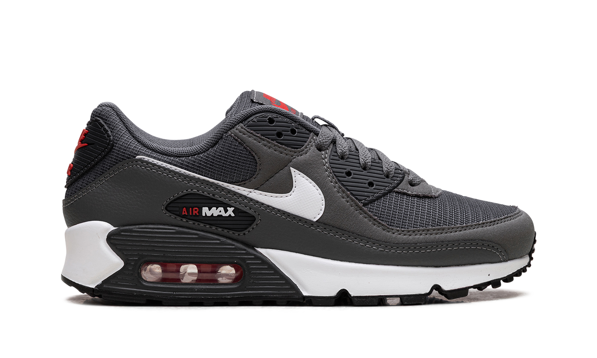 Air Max 90 "Iron Grey University Red"