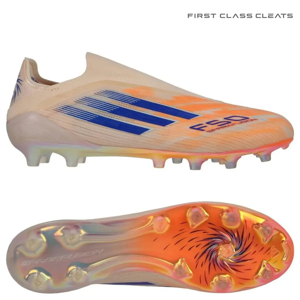 F50 Sparkfusion Elite Laceless FG Coral Blaze