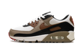 Air Max 90 WMNS "Phantom Black Fire Red Light British Tan"