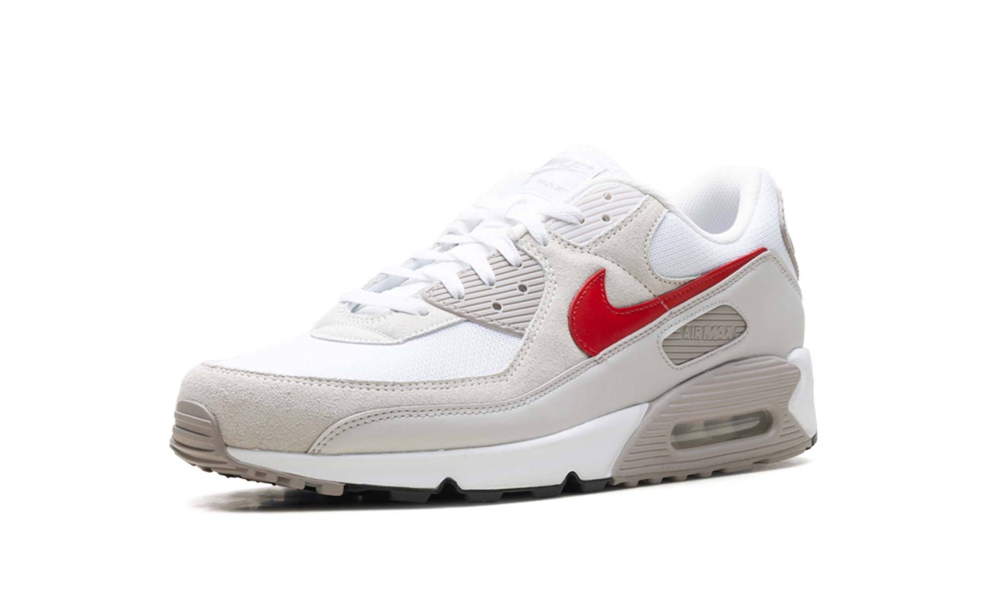 Air Max 90 "White College Grey Vast Grey University Red"