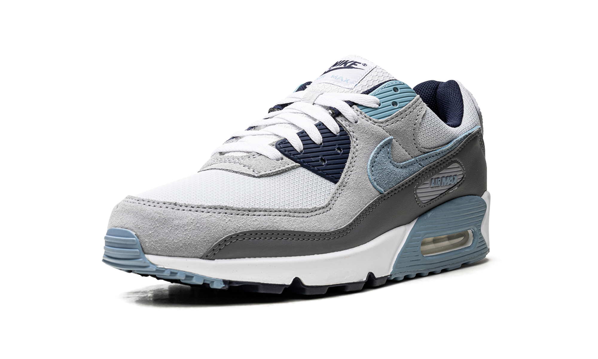 Air Max 90 "Pure Platinum Warm Blue"