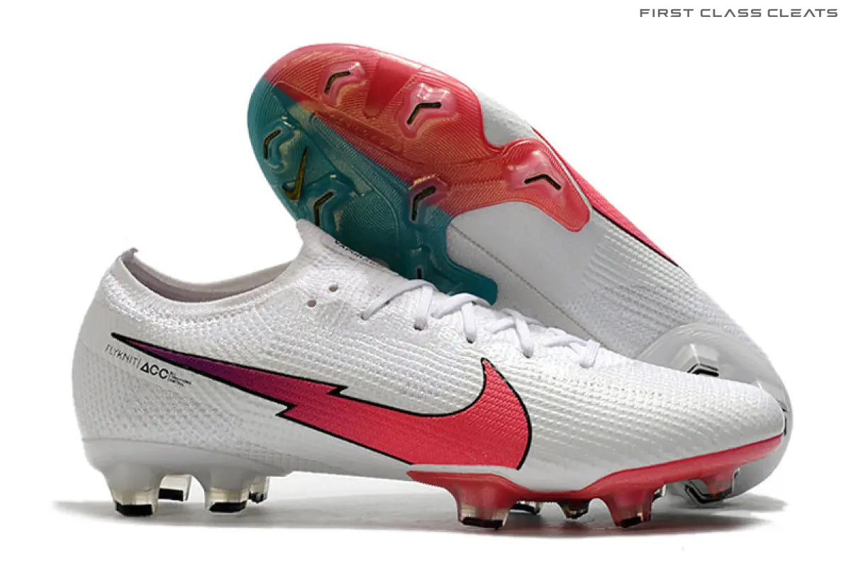 Mercurial Vapor 13 Elite FG White Crimson