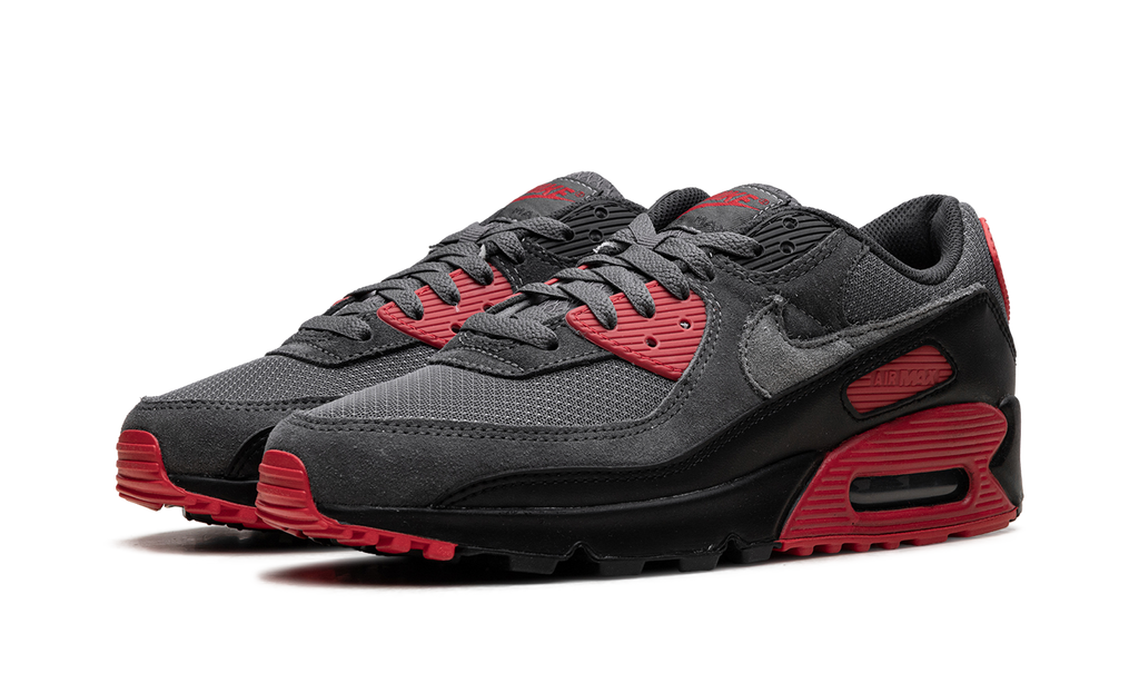 Air Max 90 "Smoke Grey Fire Red"